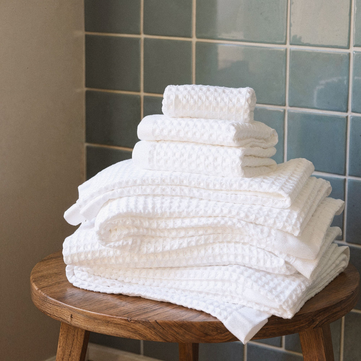 Sedona Australian Cotton Waffle Towels Italic