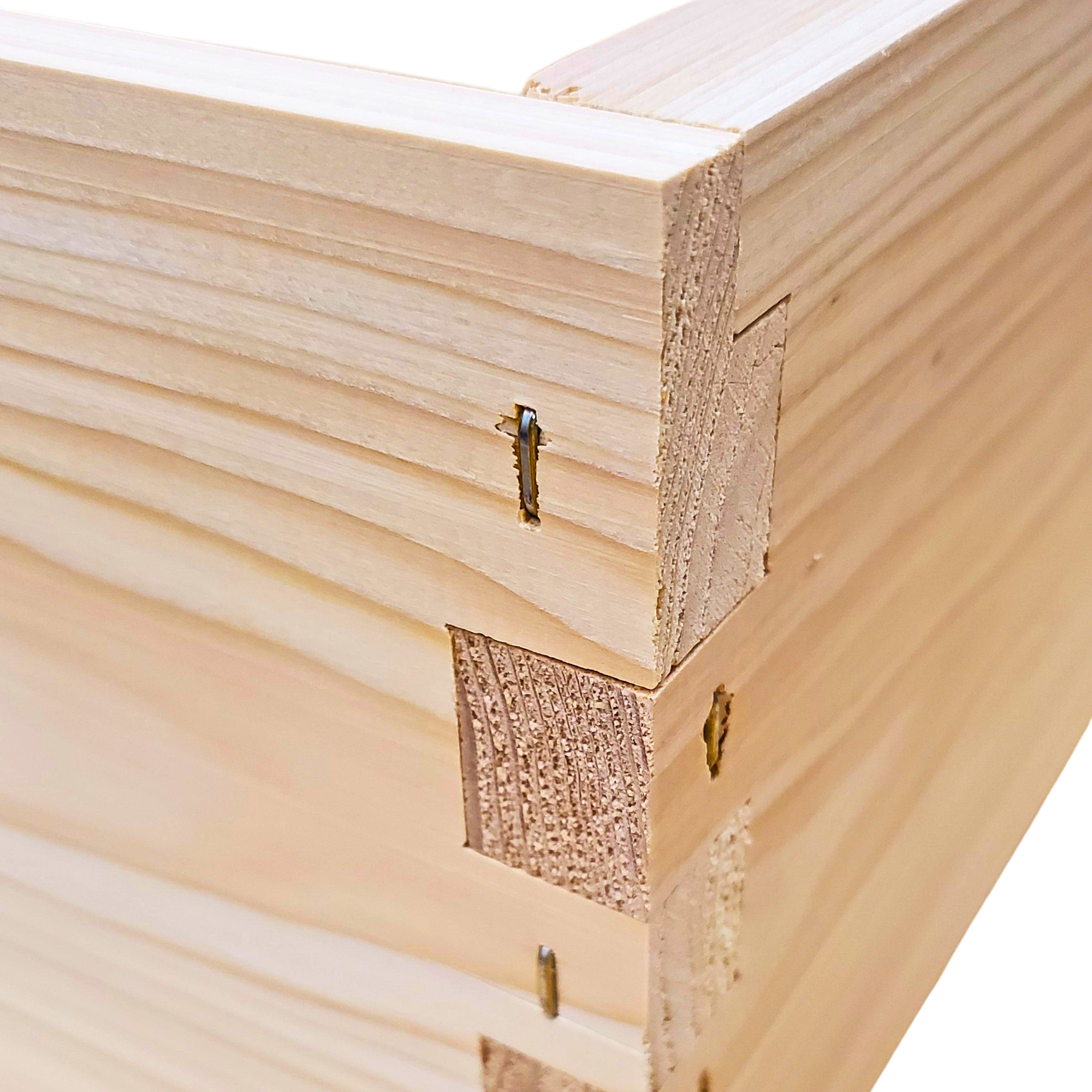 8-Frame Cypress Medium 6 5/8-inch Super Box Foxhound Bee Company