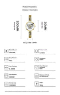 Exquisite Stylish And Niche Quartz Watch With A Luminous Design