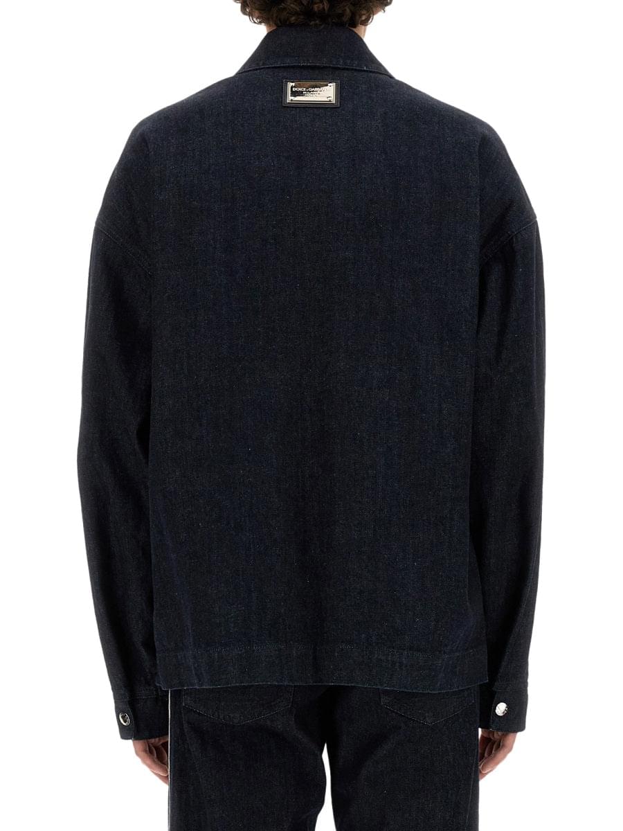 Dolce & Gabbana Men Selvedge Denim Blouson