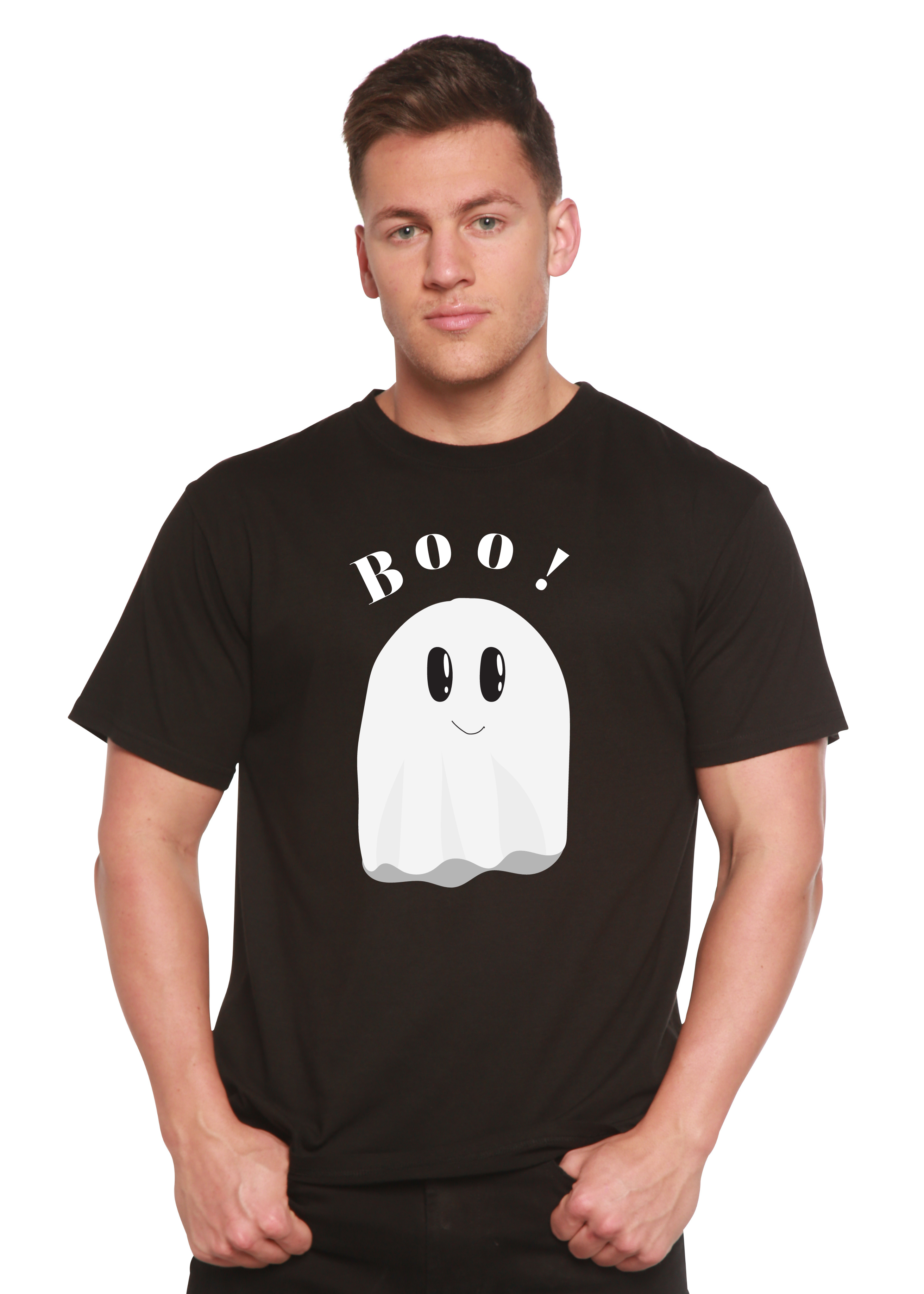 Boo Men's Bamboo Viscose/Organic Cotton Short Sleeve Graphic T-Shirt Spun Bamboo