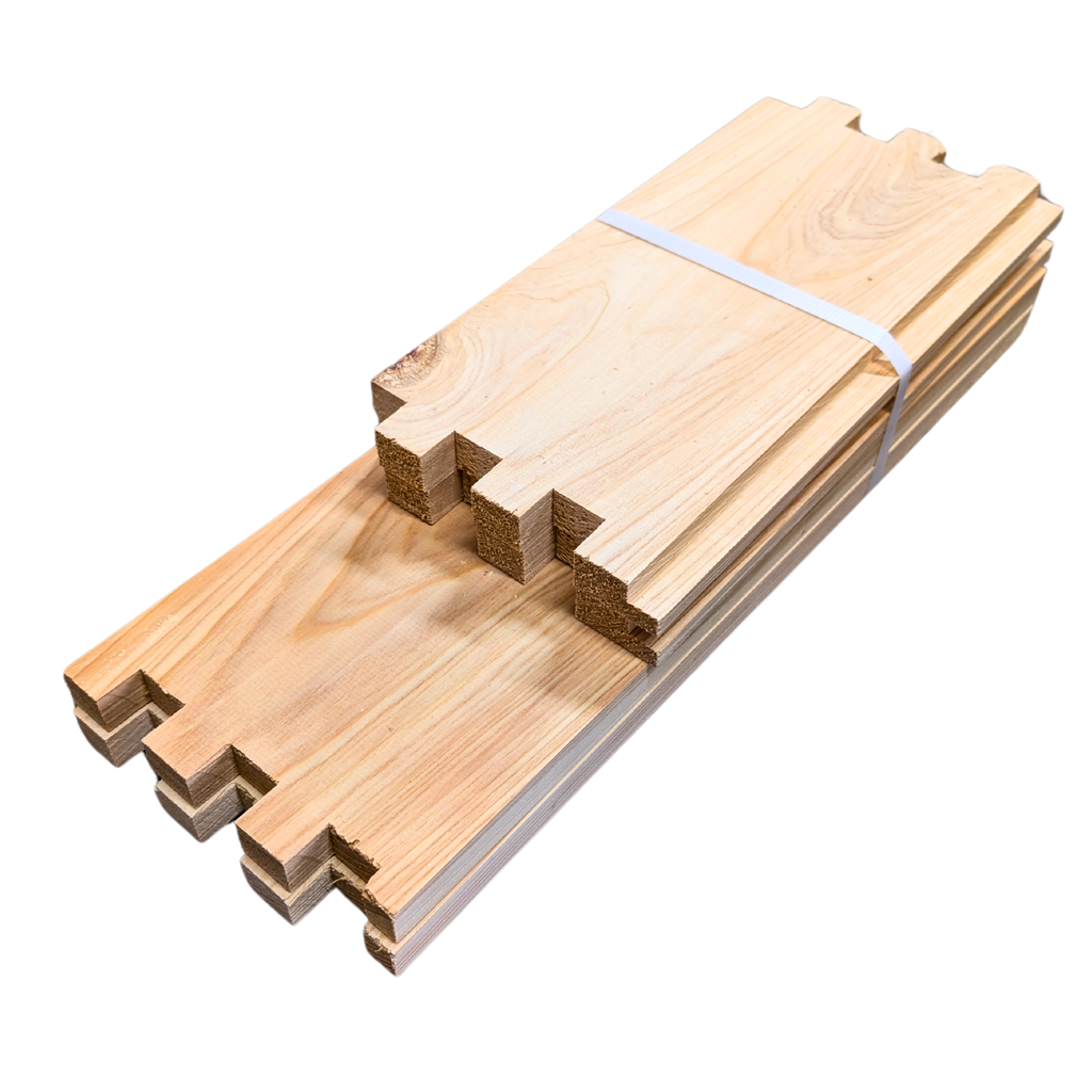 8-Frame Cypress Medium 6 5/8-inch Super Box Foxhound Bee Company