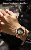 Trendy And Personalized Double-sided Hollow Mechanical Watch For Men