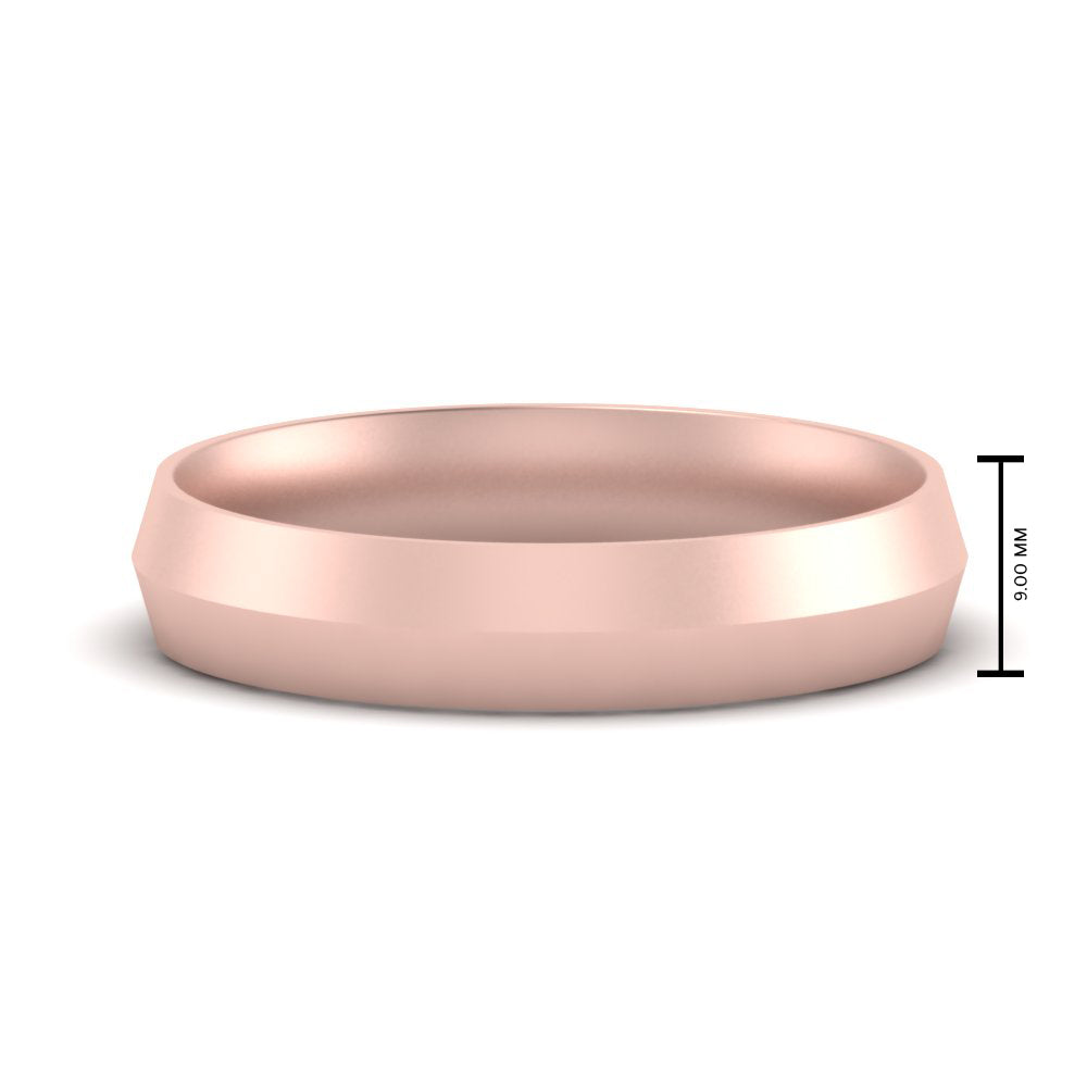 Comfort Fit Knife Edge Mens Band
