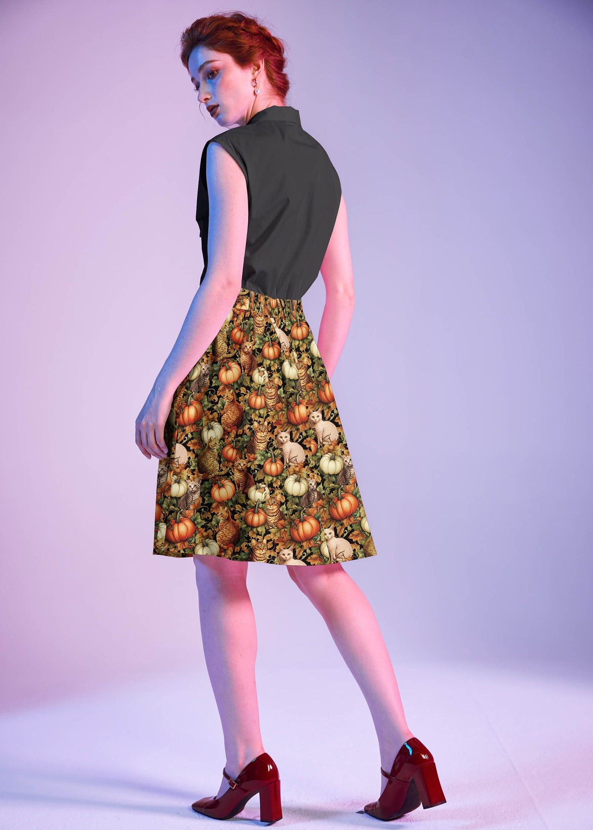 Black Bow Top Retrolicious