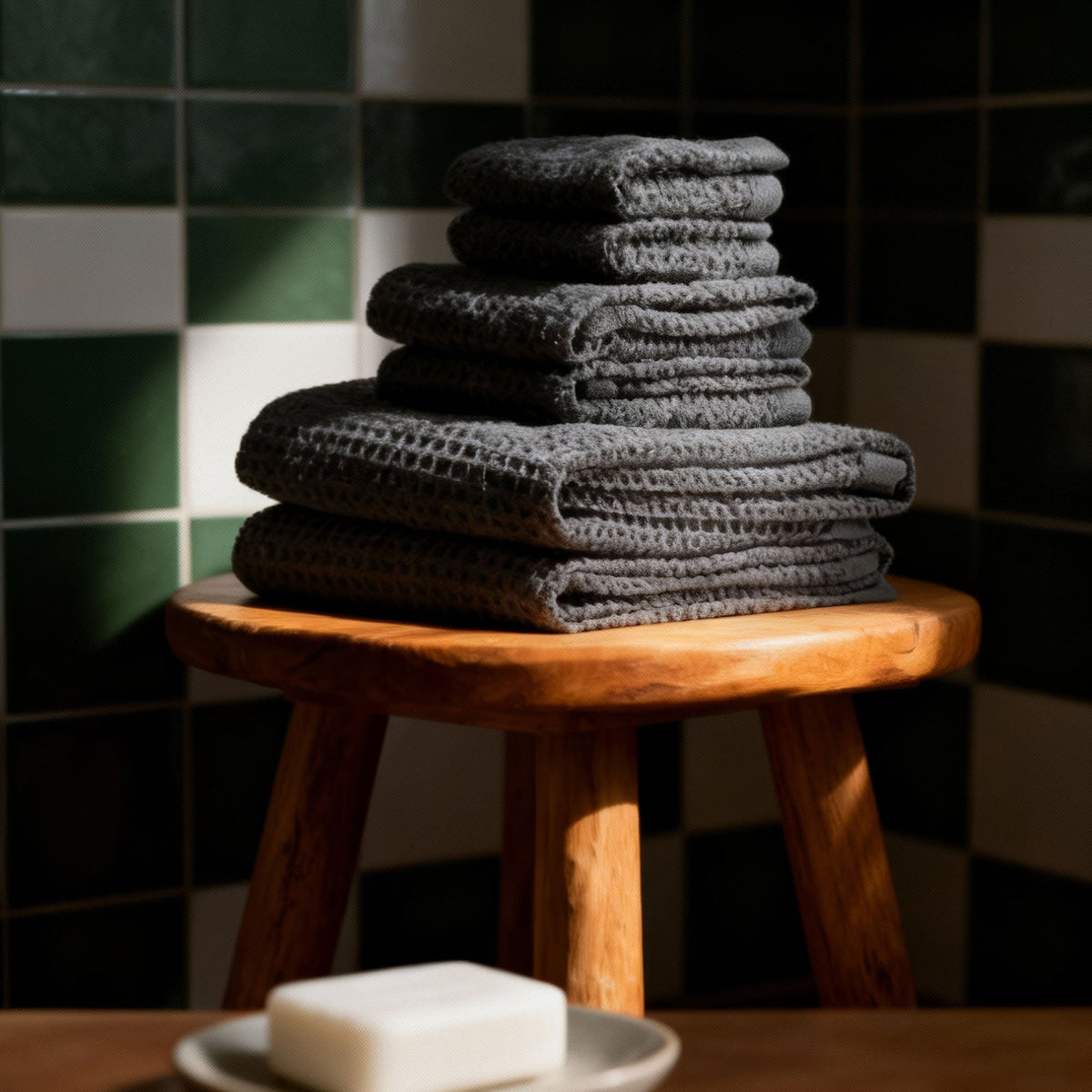 Sedona Australian Cotton Waffle Towels Italic