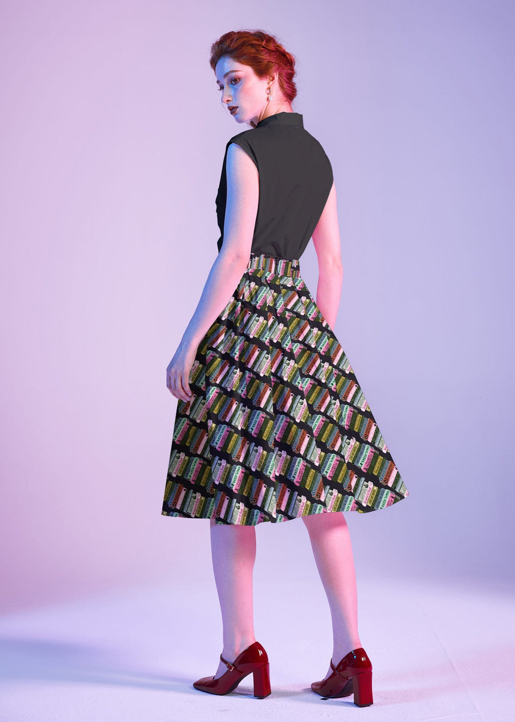 Black Bow Top Retrolicious