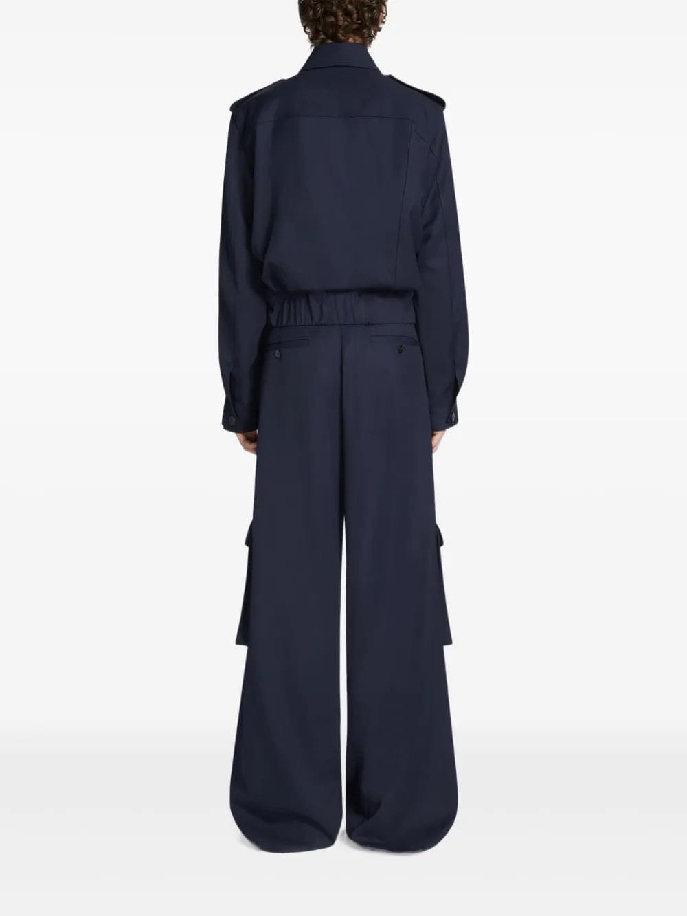 Dries Van Noten Men Piers Tris 1176 M.W.Pants Nav