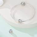 Round Clip-bead DIY Bracelet Accessories, Fashionable Beading Components