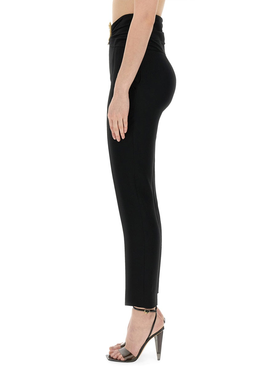 Moschino Women Pants With Heart Application