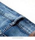 Summer Stretch Denim Shorts Mens Capri Pants