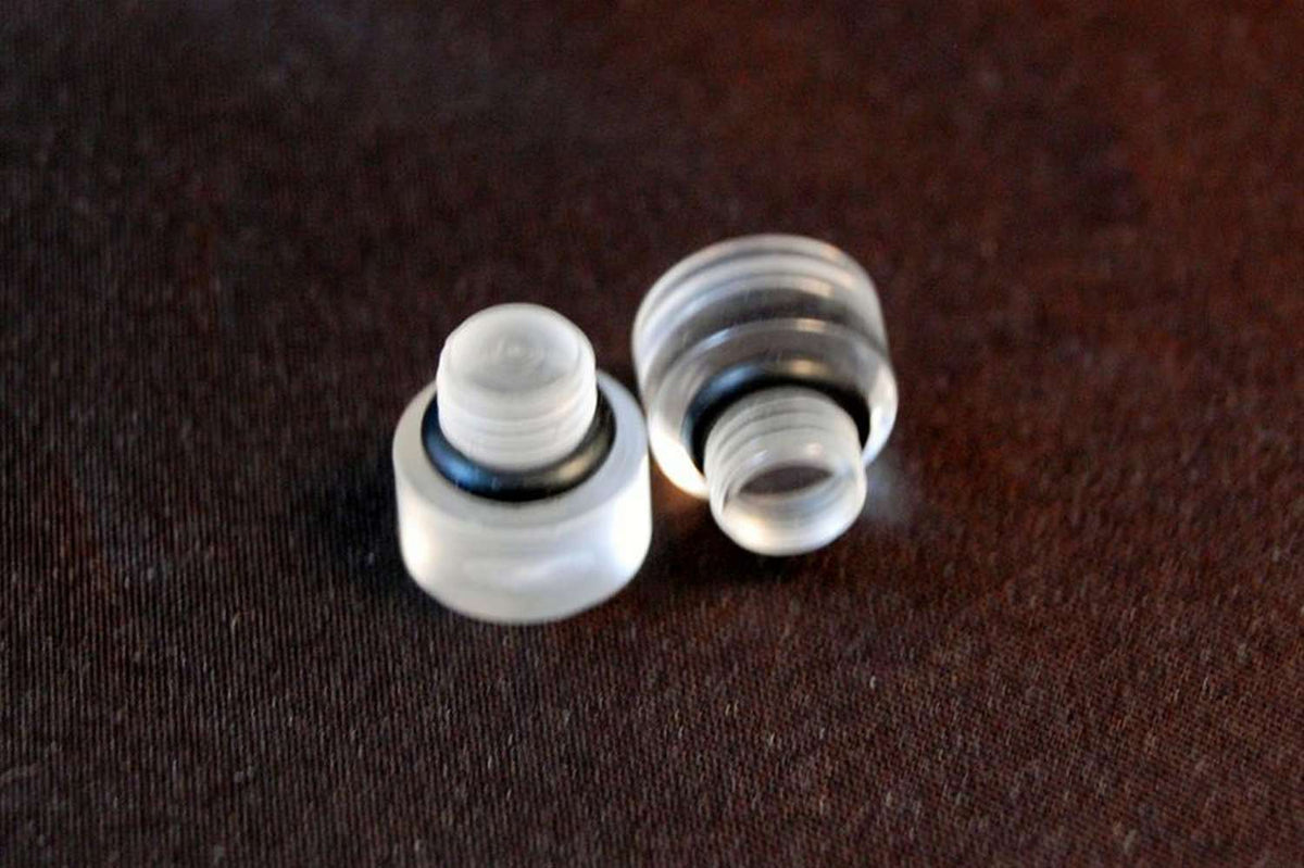 Clear Fuel Bowl Sight Plugs - Pair - 5170 Vinyasa Automotive