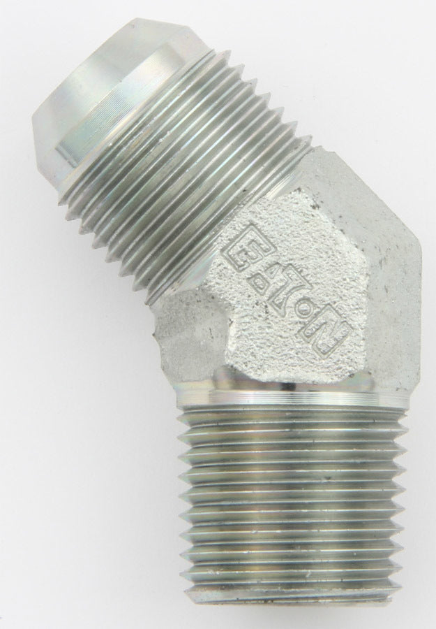 45 Male Elbow #8 To 3/8 Npt Steel Fitting - FCM2590 Vinyasa Automotive