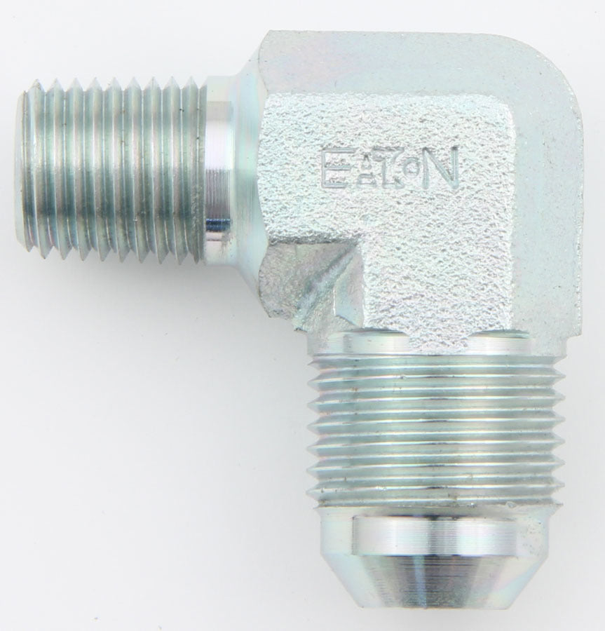 90 Male Elbow #8 To 1/4 Npt Steel Fitting - FCM2617 Vinyasa Automotive