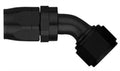 #12 45 Deg Hose End Black - FCM4425 Vinyasa Automotive