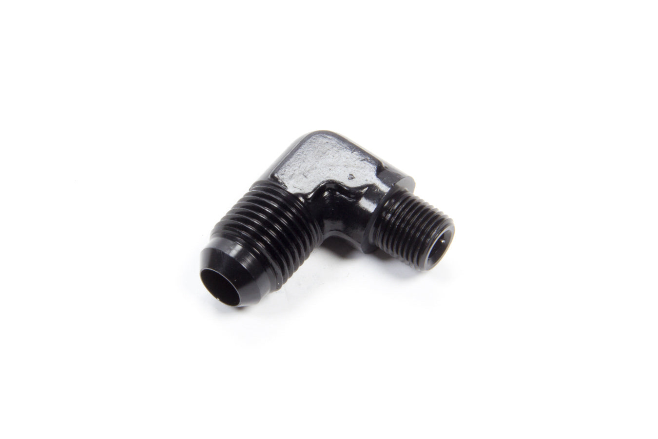90 Deg Alum #6 Flare 1/8 in Black - FCM5033 Vinyasa Automotive