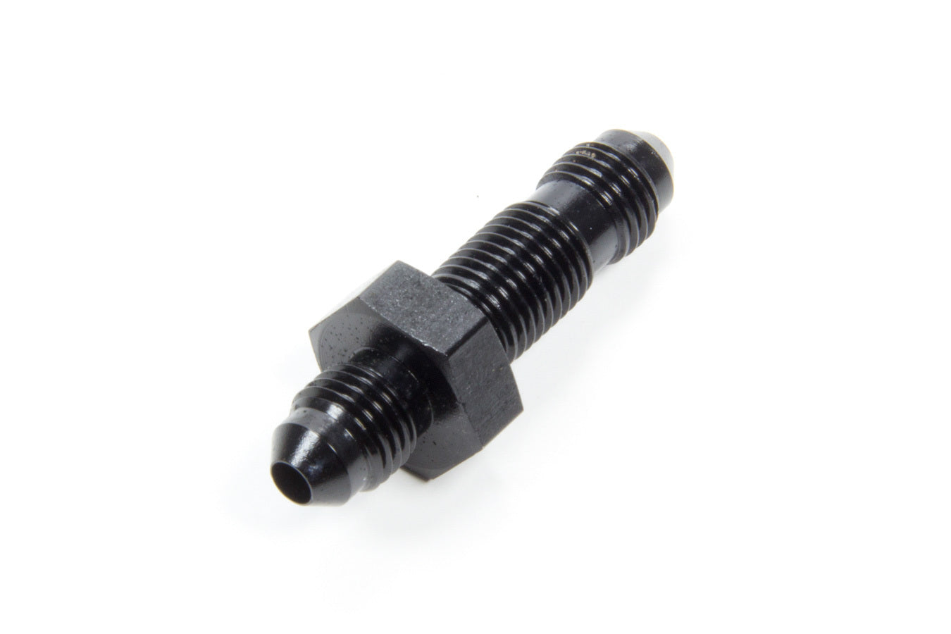 #4 Flare End Bulkhead Union Black - FCM5071 Vinyasa Automotive