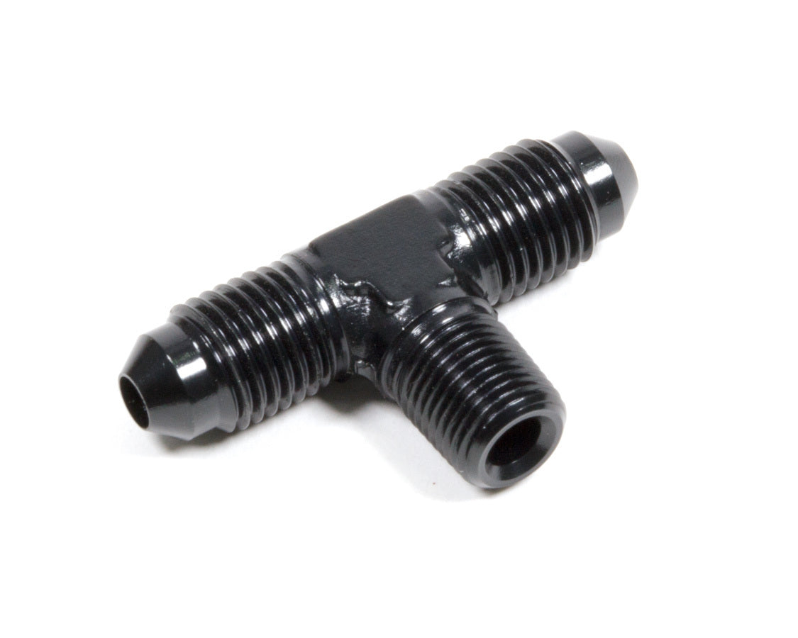 Alum #4 Male Branch Tee Black - FCM5121 Vinyasa Automotive