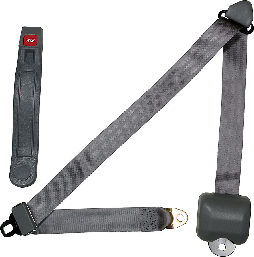 Seat Belt Gray 3-POINT Retr - ALL98116 Vinyasa Automotive