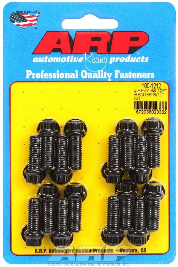 Header Bolt Kit 12pt BBC - 1001212 Vinyasa Automotive