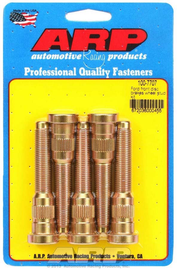 Wheel Stud Kit - 1/2-20 3.050/.618 Knurl (5) - 1007707 Vinyasa Automotive
