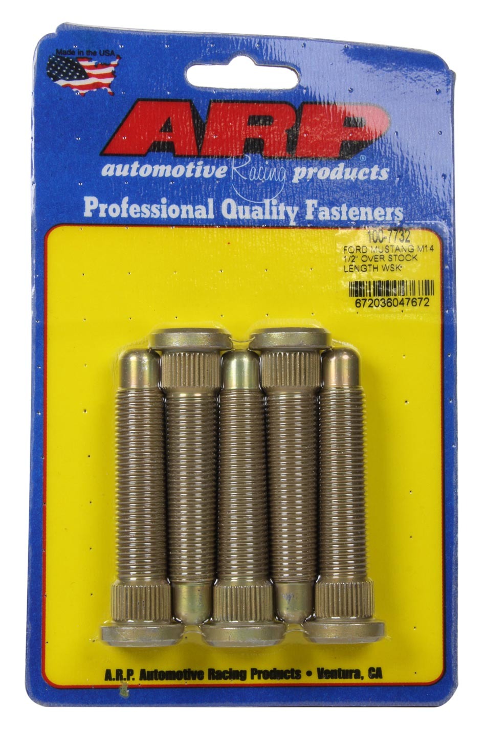 14mm Wheel Stud Kit 5pk 15-Up Mustang - 1007732 Vinyasa Automotive