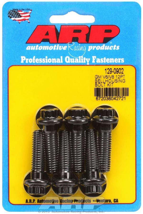 Bellhousing Bolt Kit - 12pt. GM V6/V8 - 1290902 Vinyasa Automotive