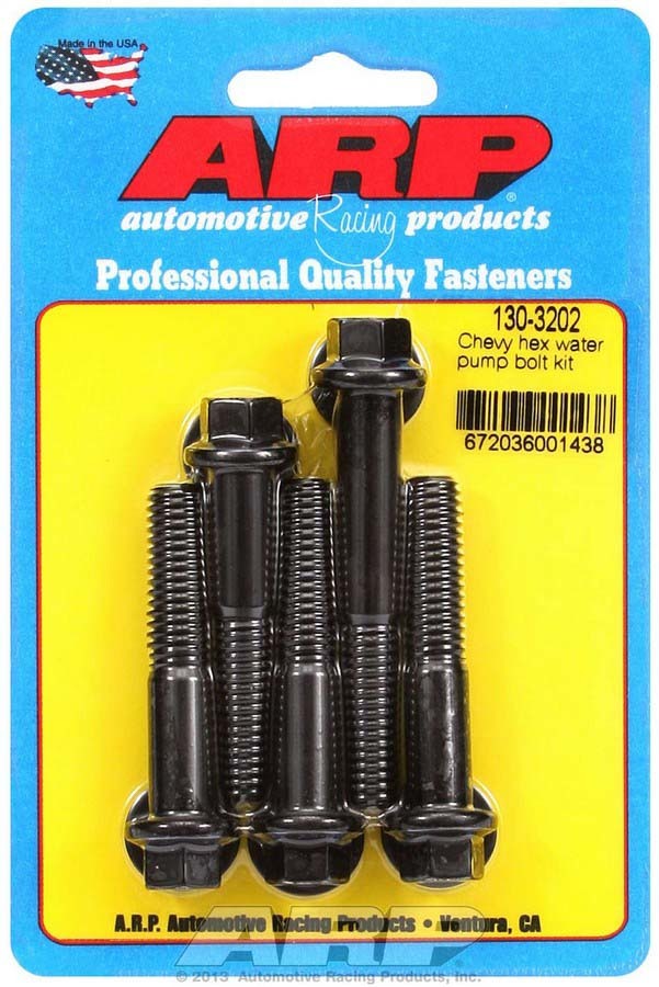 Chevy Water Pump Bolt Kit - 6pt. - 1303202 Vinyasa Automotive