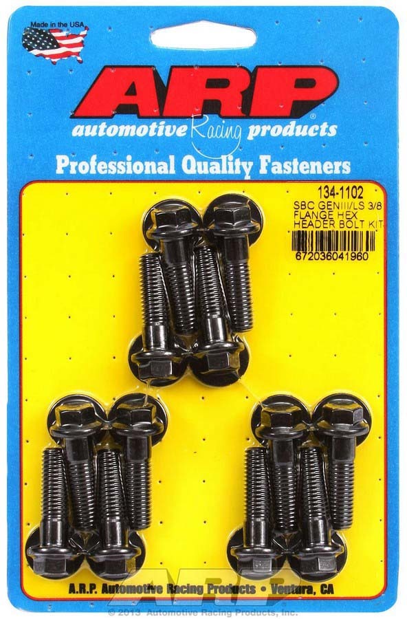 Header Bolt Kit - 6pt. GM LS - 1341102 Vinyasa Automotive
