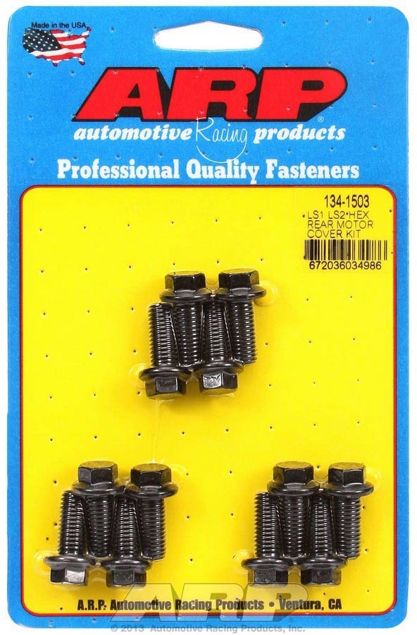 Rear Motor Cover Bolt Kit - 6pt. LS1/LS2 - 1341503 Vinyasa Automotive