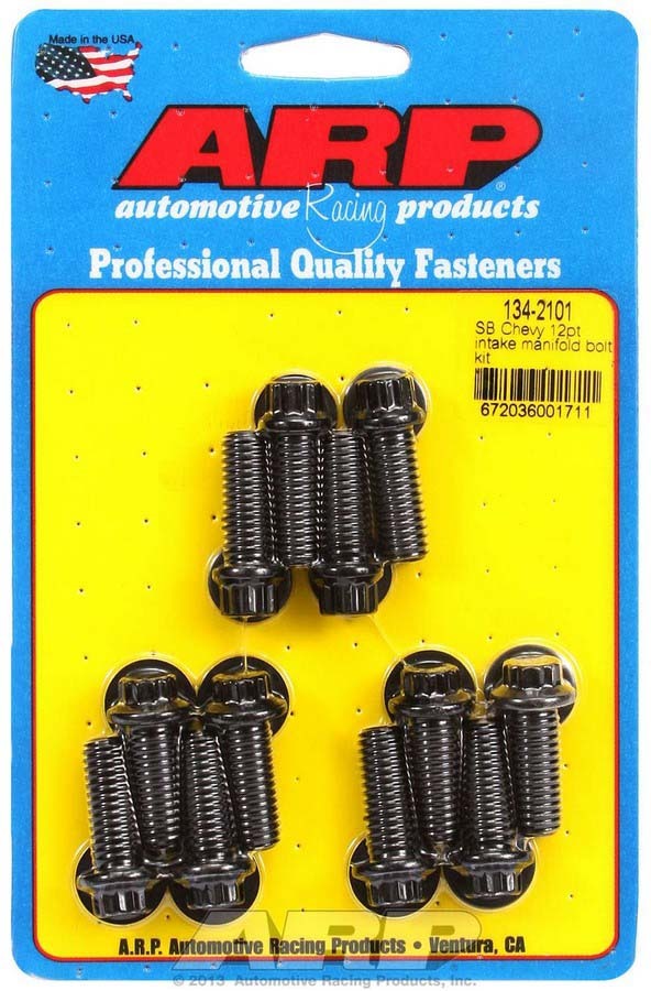 SBC Intake Bolt Kit - 1342101 Vinyasa Automotive