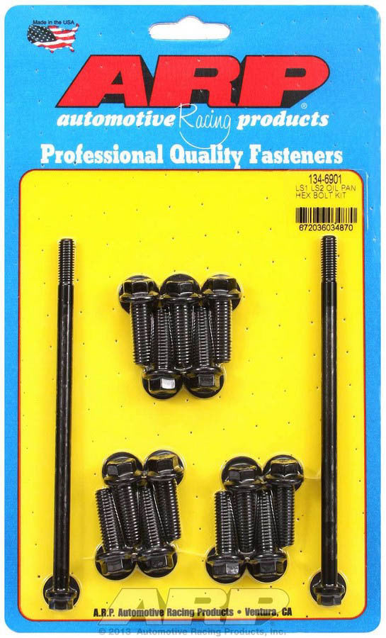 LS1/LS2 Oil Pan Bolt Kit 6pt. - 1346901 Vinyasa Automotive