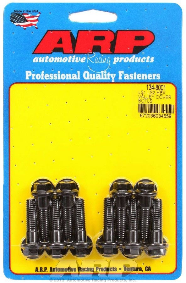 Valley Cover Bolt Kit 6pt. LS1/LS2 - 1348001 Vinyasa Automotive