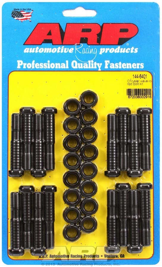 Wave Lock Rod Bolts Small Block Chry - 1446401 Vinyasa Automotive