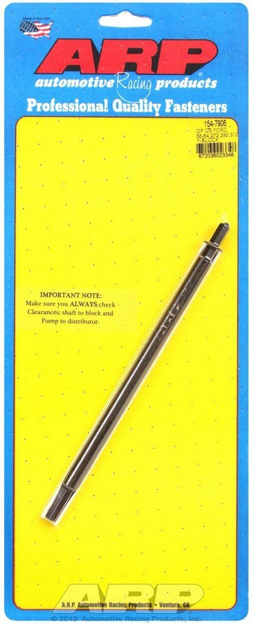 Oil Pump Driveshaft Ford Y-Block 55-64 - 1547906 Vinyasa Automotive