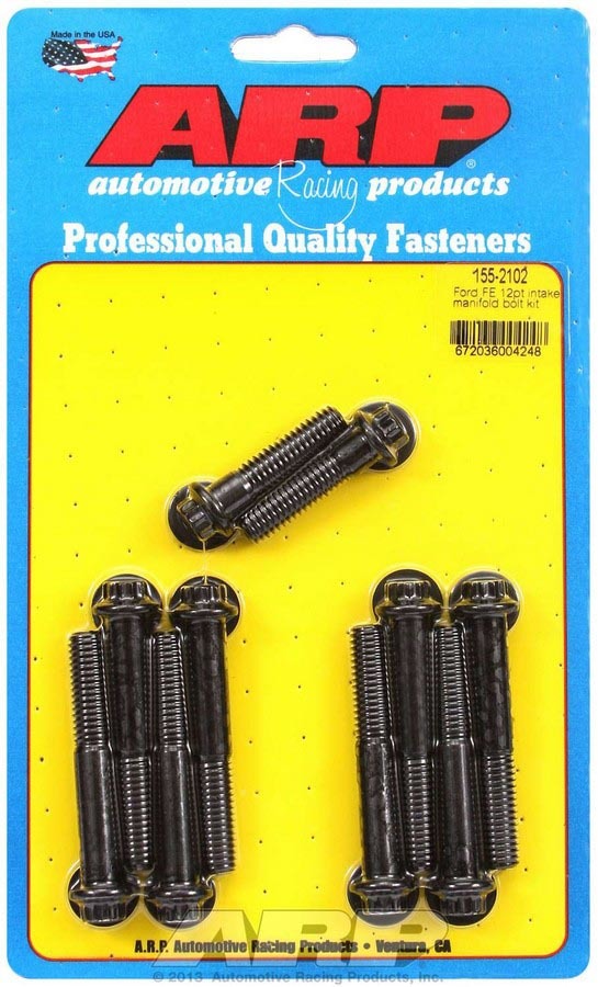 Ford Intake Bolt Kit - 12pt. FE - 1552102 Vinyasa Automotive