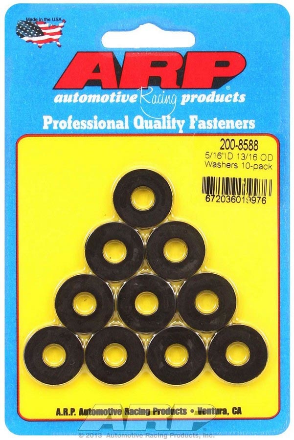 Black Washers - 5/16 ID x 13/16 OD (10) - 2008588 Vinyasa Automotive