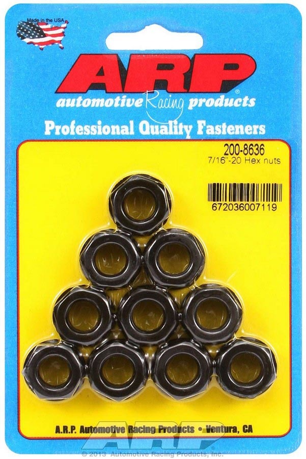 Hex Nuts - 7/16-20 (10) - 2008636 Vinyasa Automotive