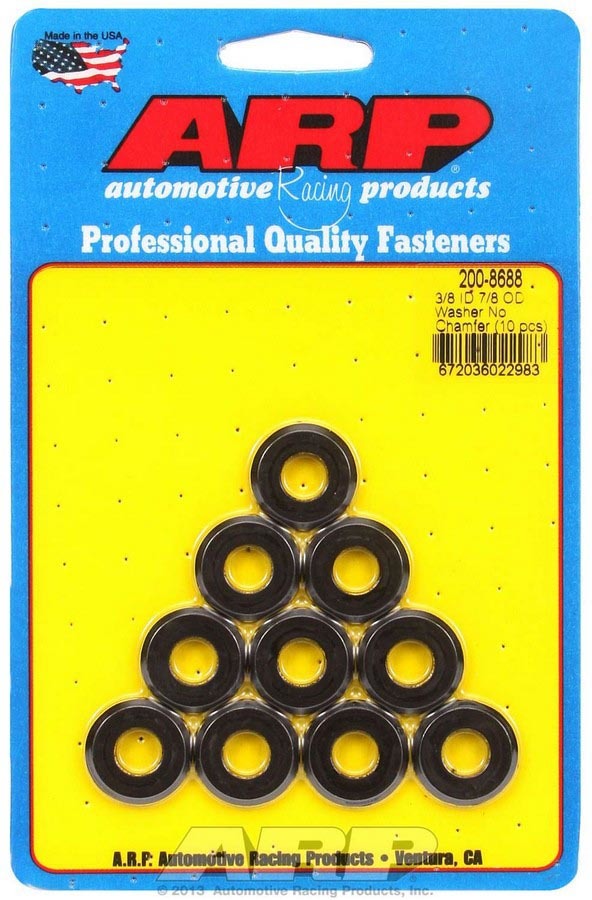 Black Washers - 3/8 ID x 7/8 OD (10) - 2008688 Vinyasa Automotive