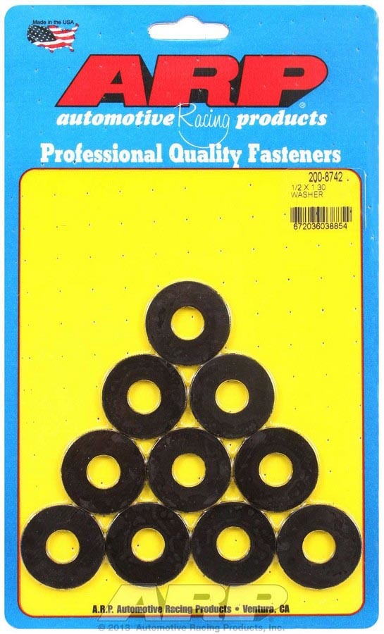 Black Washer - 1/2 ID x 1.300 OD (10pk) - 2008742 Vinyasa Automotive