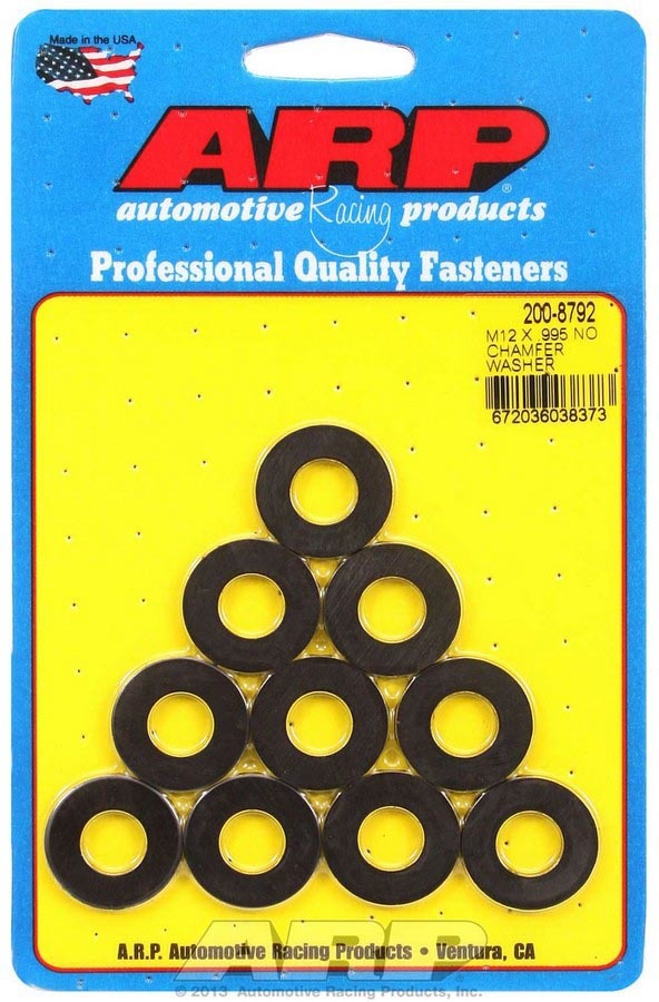 12mm Washers 10pk .995 OD Non-Chamfer - 2008792 Vinyasa Automotive