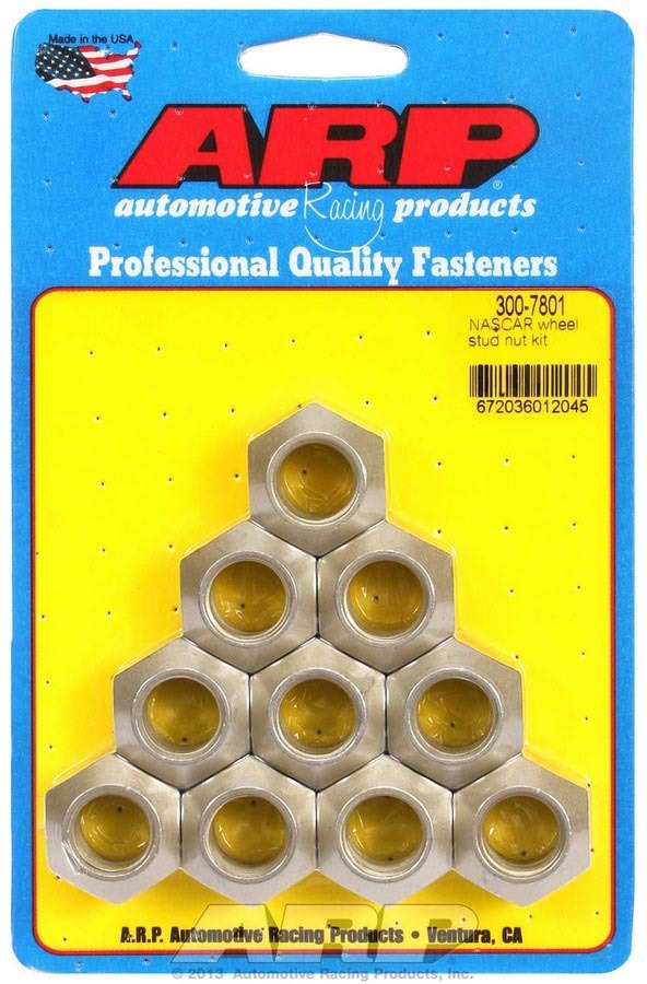 Nascar Wheel Stud Nut Kit (10) - 3007801 Vinyasa Automotive