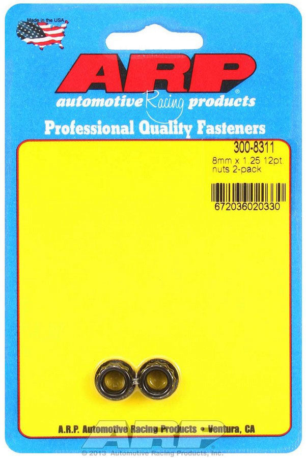 8mm x 1.25 12pt. Nuts (2) - 3008311 Vinyasa Automotive
