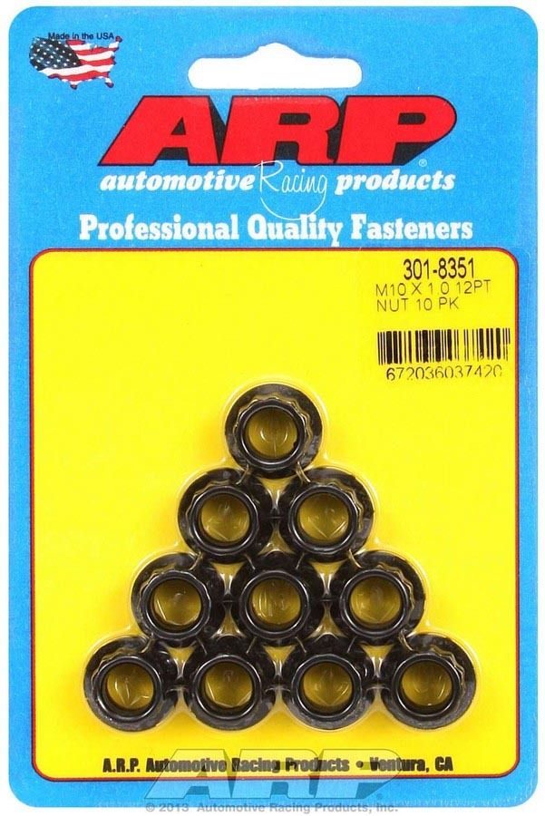 10mm x 1.0 12pt Nut Kit 10pk - 3018351 Vinyasa Automotive
