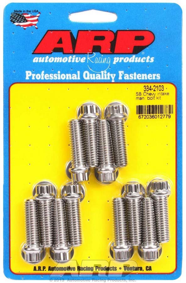 SBC Intake Bolt Kit - 3342103 Vinyasa Automotive
