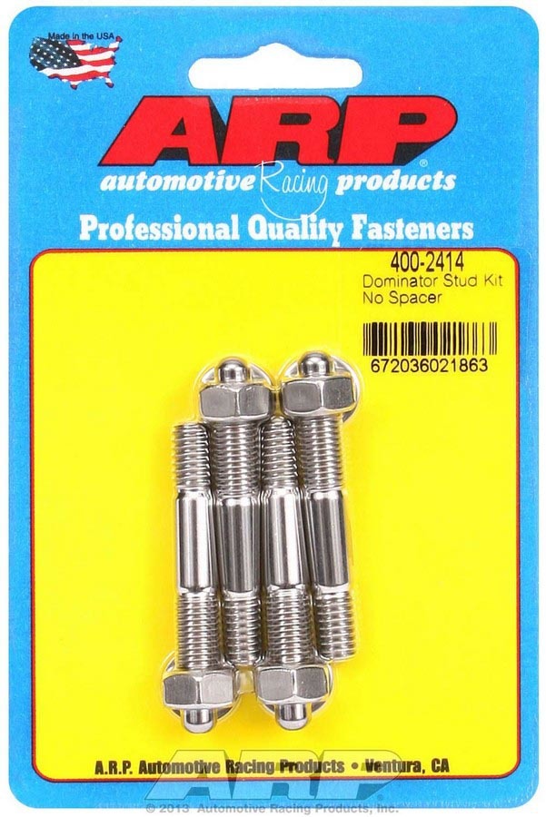 S/S Carburetor Stud Kit 5/16in x 2.225in OAL - 4002414 Vinyasa Automotive