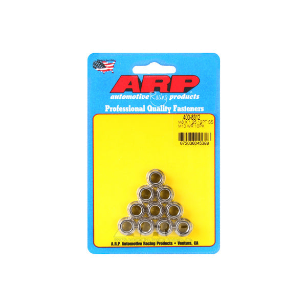 12pt SS Nut 8mm x 1.25 10pk - 4008312 Vinyasa Automotive