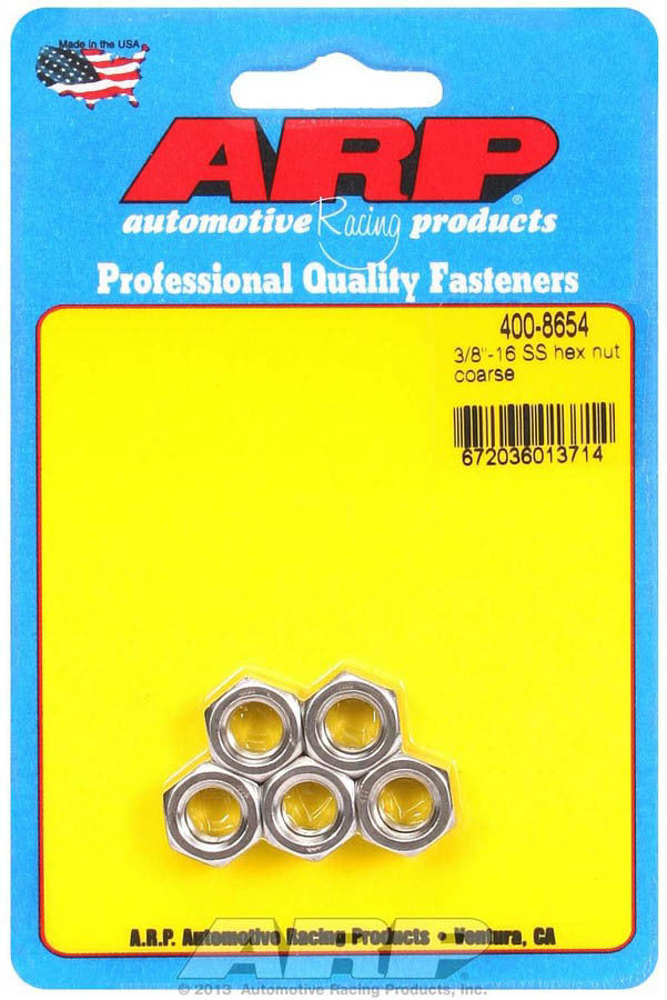 S/S Hex Nuts - 3/8-16 (5) - 4008654 Vinyasa Automotive