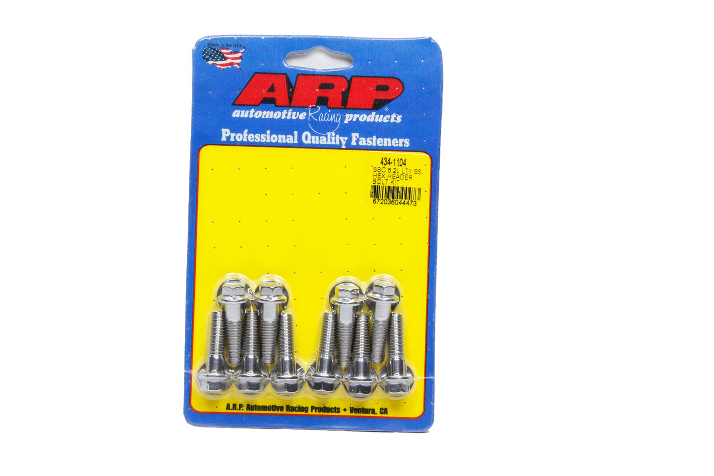 Header Bolt Kit - GM LT1 6.2L 6pt S/S - 4341104 Vinyasa Automotive