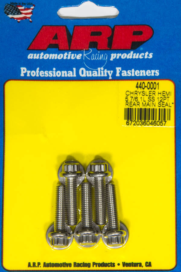 Rear Motor Cover Bolt Kit Mopar 5.7/6.1L Hemi - 4400001 Vinyasa Automotive